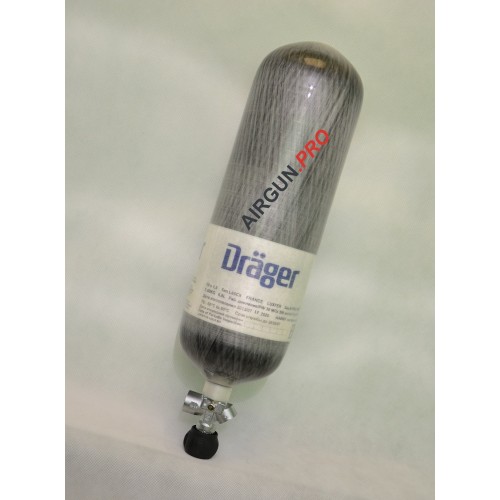 Баллон высокого давления Luxfer 6.8 литра (вентиль с манометром) 